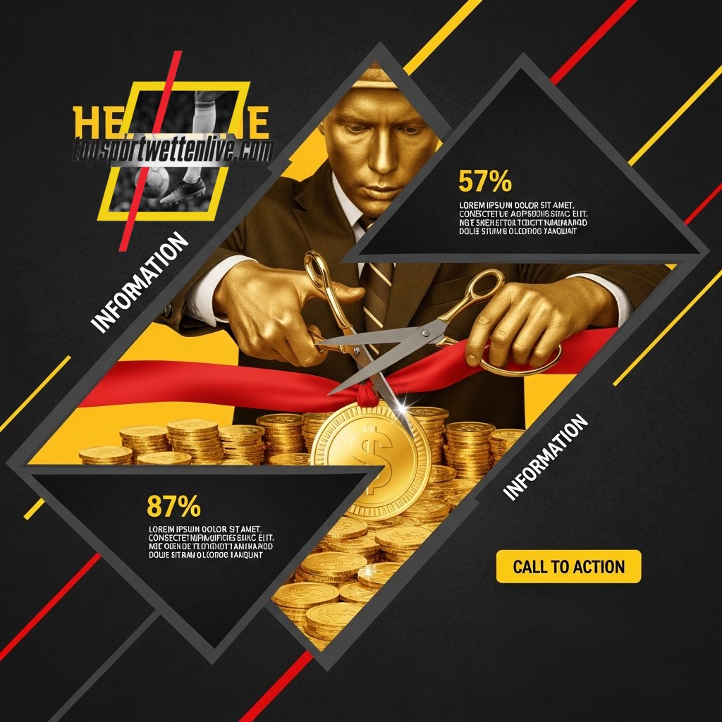 Goldenes Band als Symbol für Qualität
